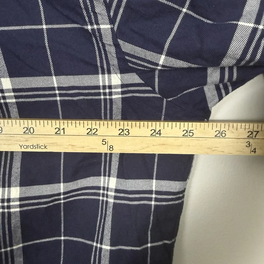 Polo Ralph Lauren Shirt Mens XL Blue Plaid‎ Workshirt Long Sleeve Pockets